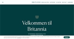 Desktop Screenshot of britannia.no