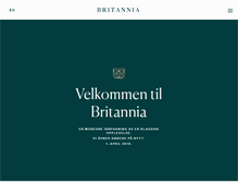 Tablet Screenshot of britannia.no